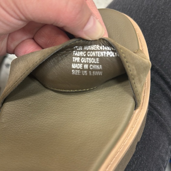 TORRID Olive Lug Bottom Heeled Sandal - Picture 7 of 7